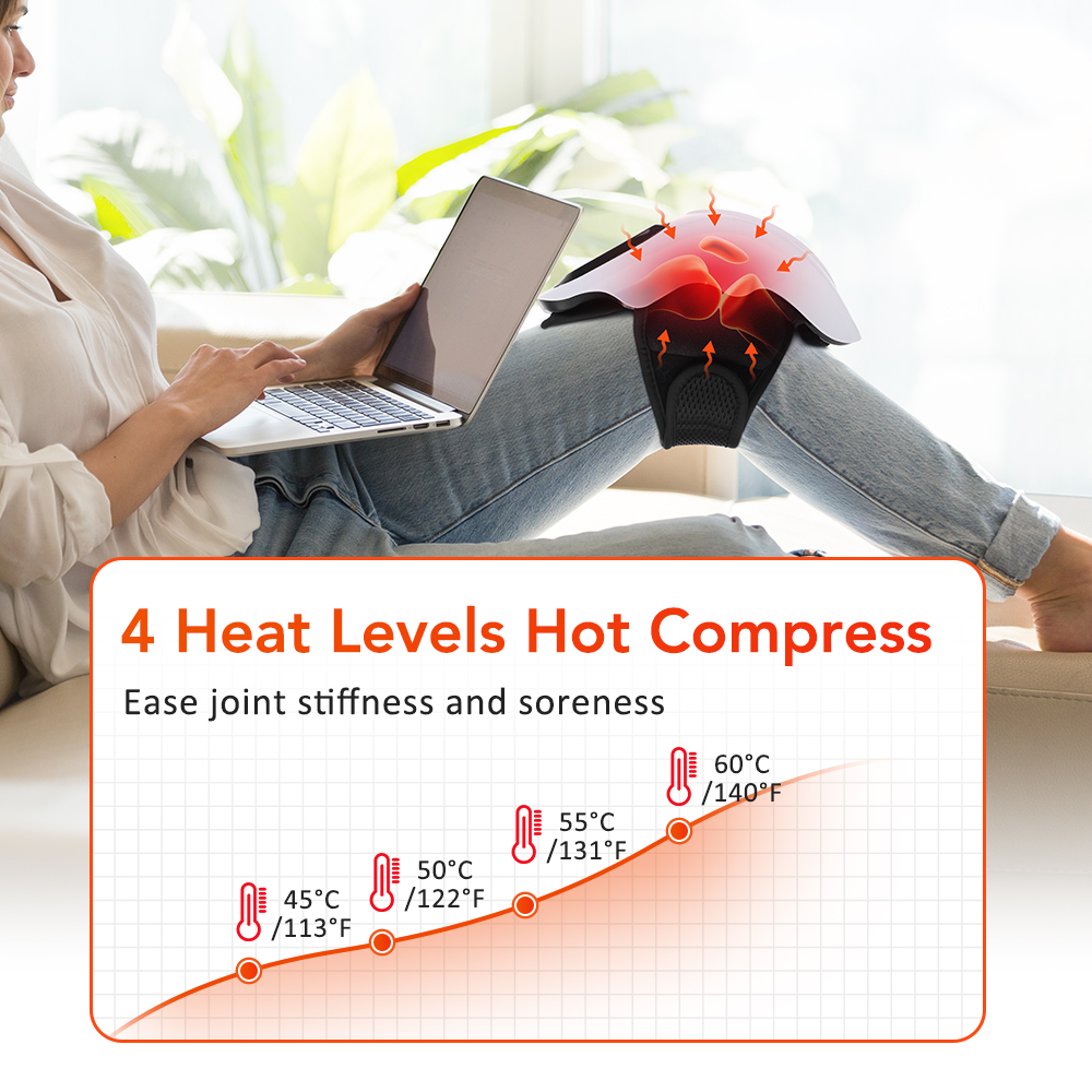 Infrared Knee Massager With 4- - Smart Knee Wrap review and price