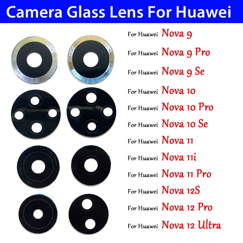 10 PCS Rear Back Camera Glass  - Huawei Nova 12 review and price